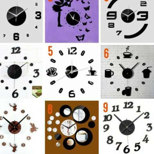 a set of clocks with different time zones.