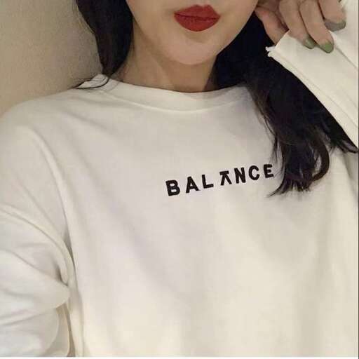 i love the red lips and the word on the chest.