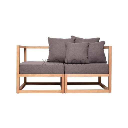 a modern bench with a modern design.