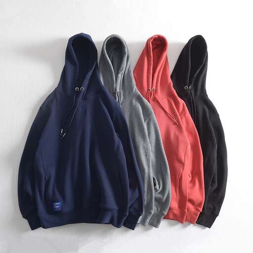 the back of the bag is red, black and grey.