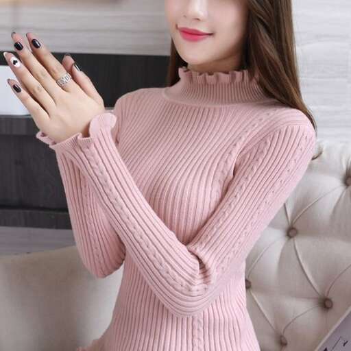i love the shape of this sweater.