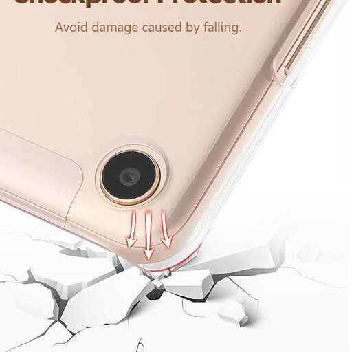 a smartphone with a broken screen.