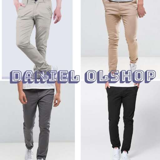 men's casual pants with a pair of khaki