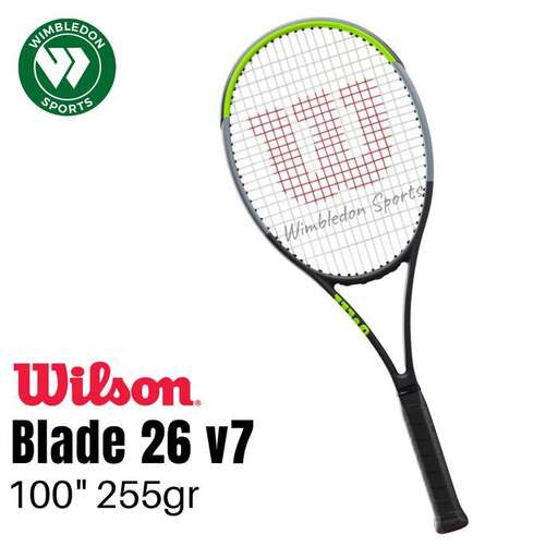 a close up of a tennis racket