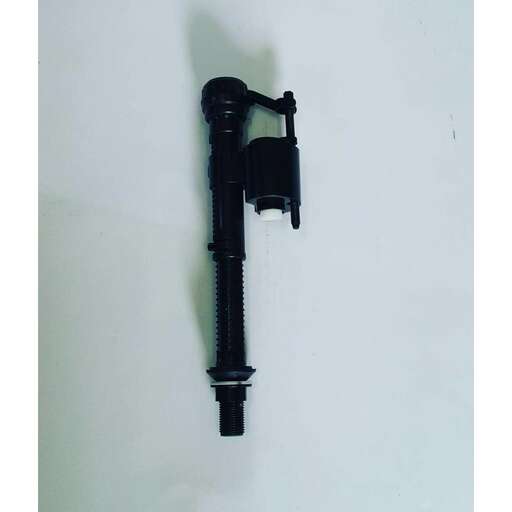 a black microphone on a white wall.