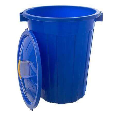 blue bucket - - a great idea for a blue color scheme.