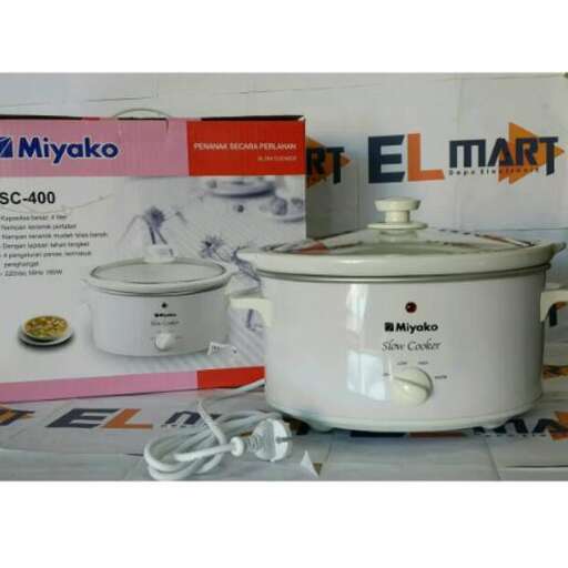 a picture of a crock pot on a counter.