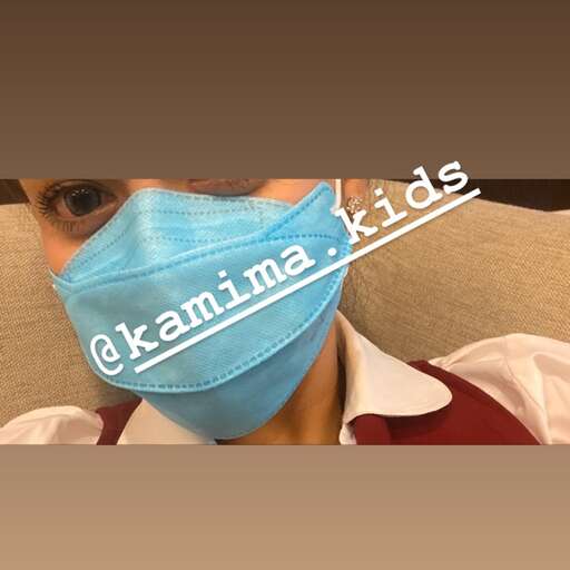 a person wearing a mask and mask