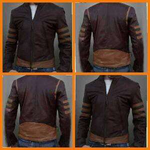 leather jacket with a leather flap