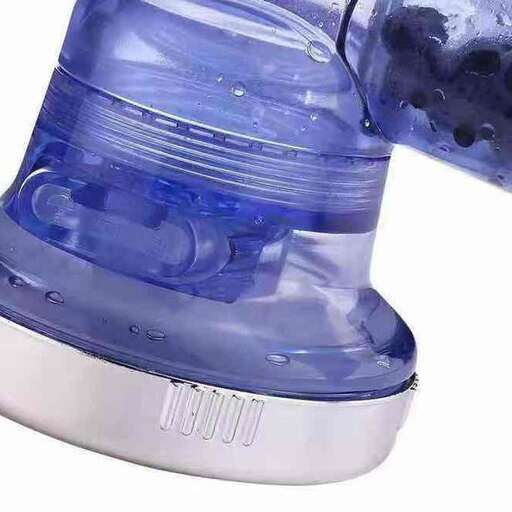 the water is blue in color.