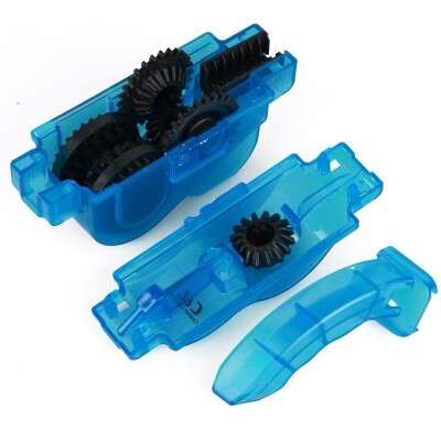 a set of three plastic parts.