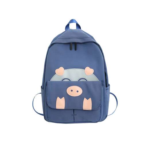 cute little hippo backpack for kids to school.