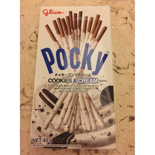 a pack of cookies from the pack.