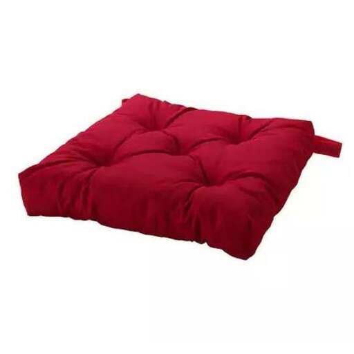 i have a red couch in my room.