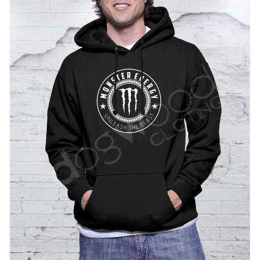 hoodie with a logo on the front