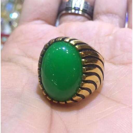 a ring made of gold and silver.