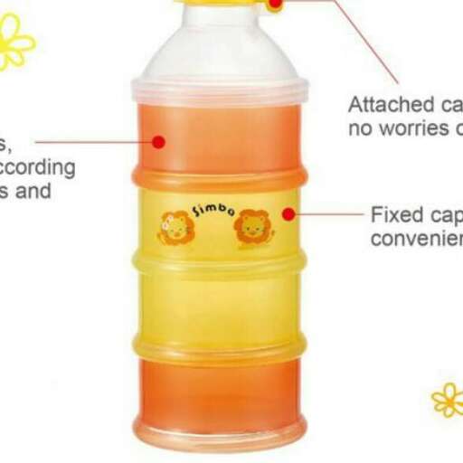 a bottle of water that has been used to prevent it from falling in the water.