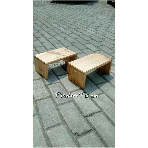 these are the tables that are made out of wood.