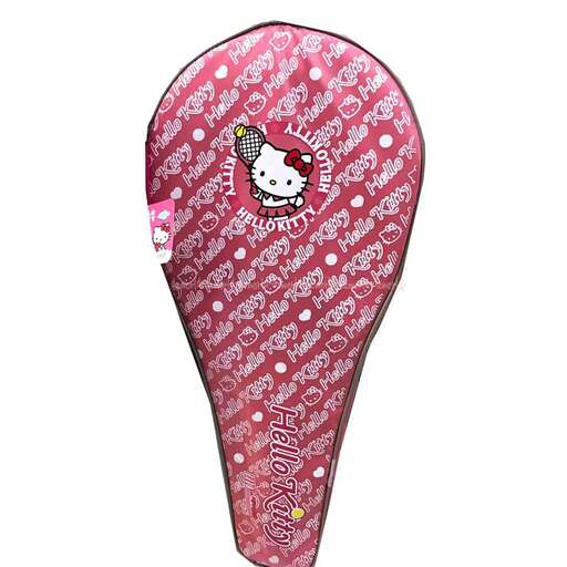 a pink and white cat in a pink polka dot print.