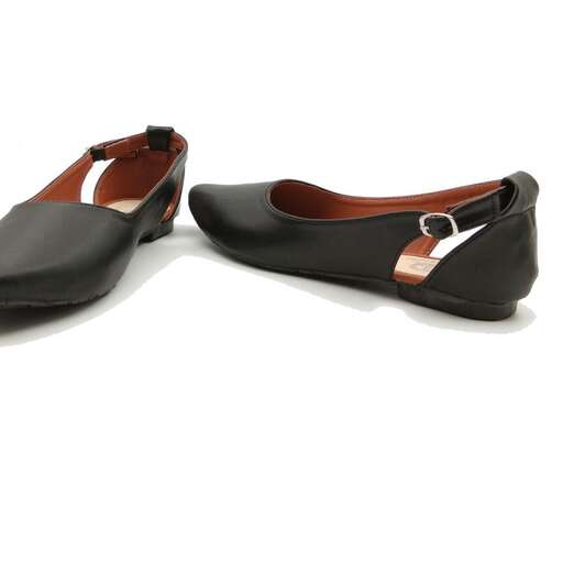 leather slip - on shoes with a strap