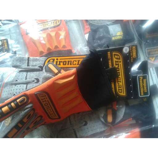 a close up of the inside of a bag of tools