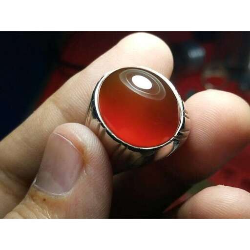 this ring is made from a single piece of glass.