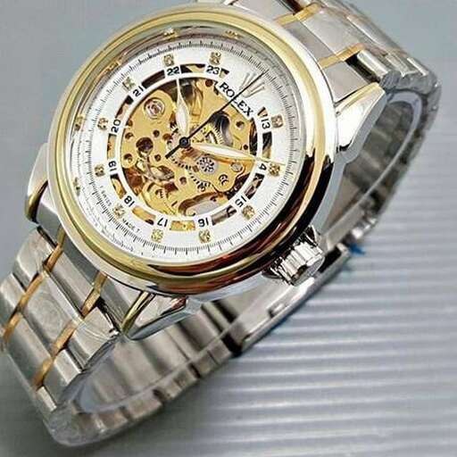 the watch is a watch that can be worn by a man.