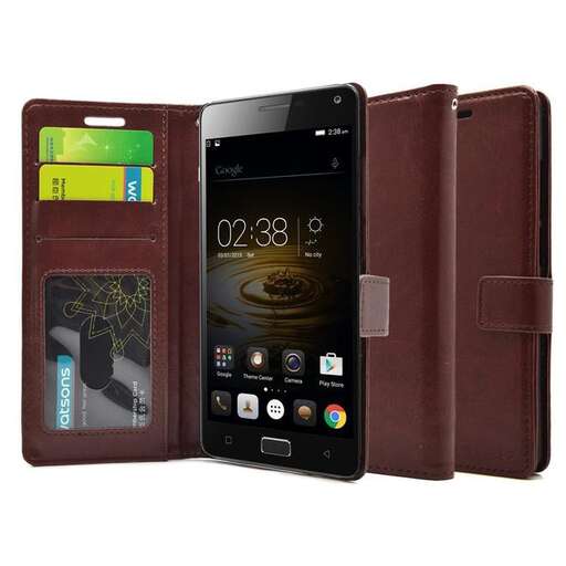 the wallet is made of leather.