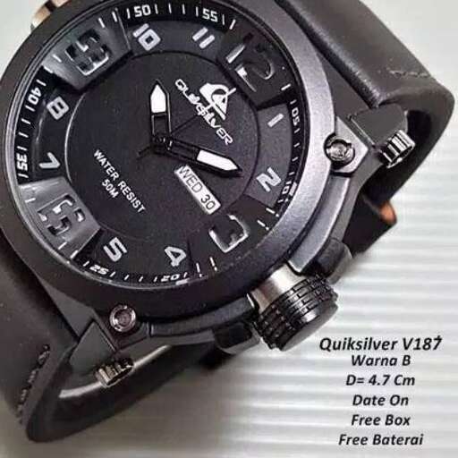 watch with a black dial