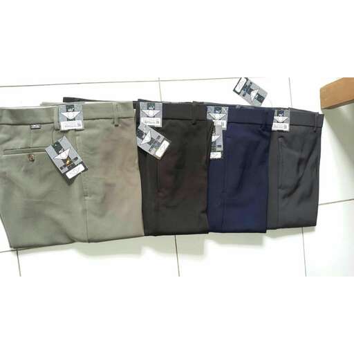 a bag made from a pair of men's pants.
