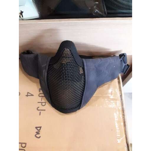 the helmet is in a box.