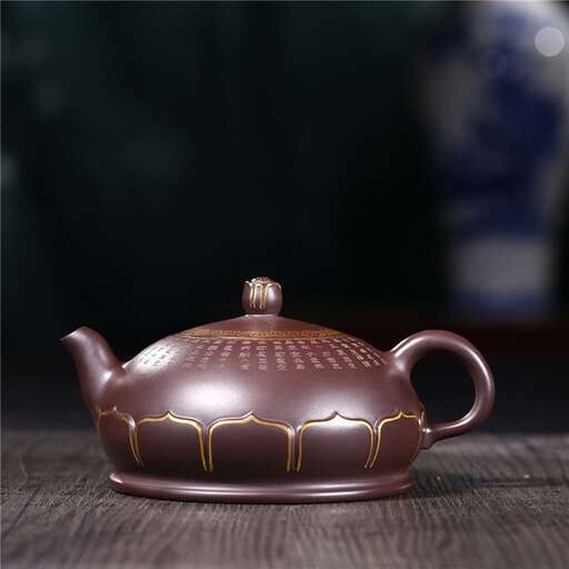 a teapot on a wooden table