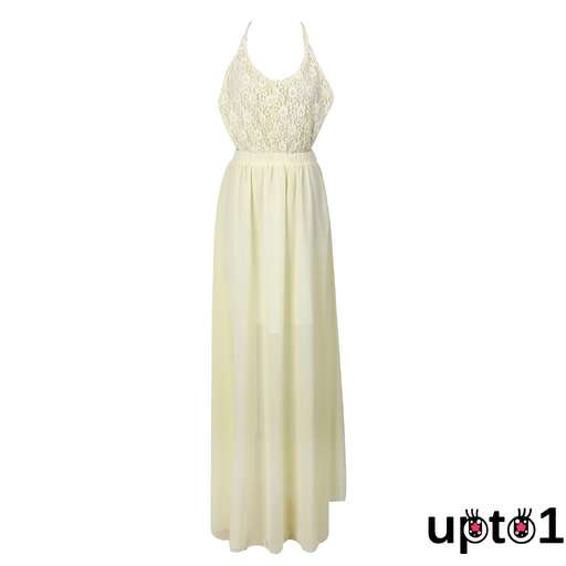 off the shoulder chiffon dress