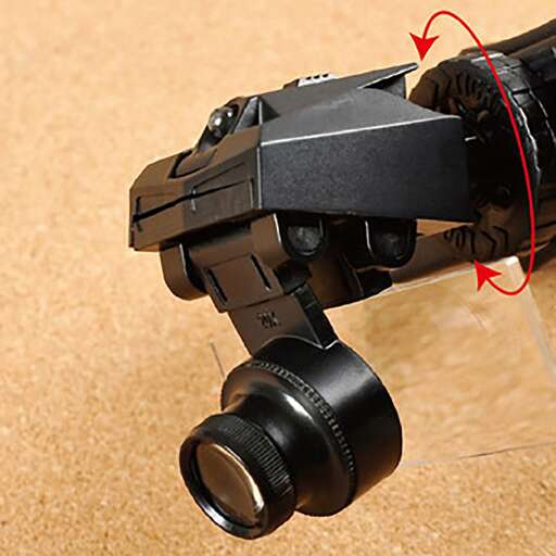 the camera is shown with a red line.