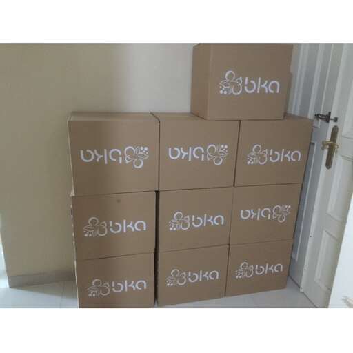 boxes in the box house