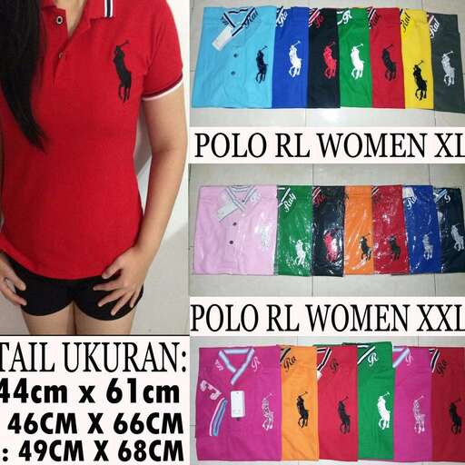 a red polo shirt with black shorts and a black skirt