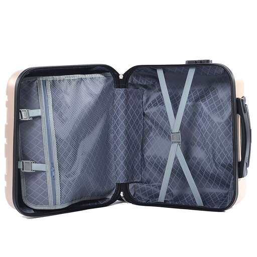 a suitcase that is sitting on a white background.