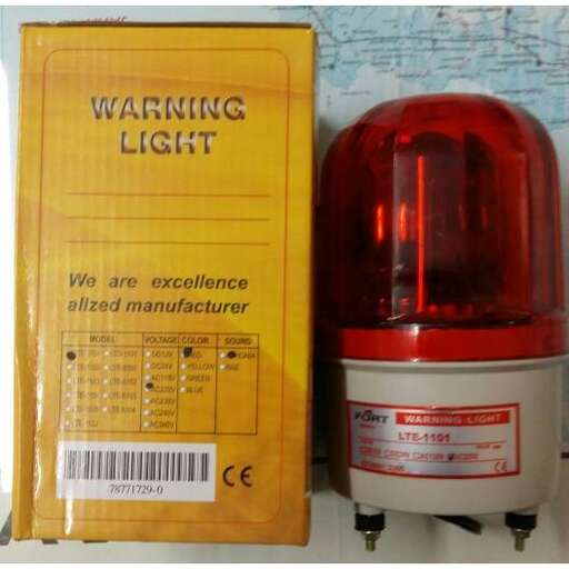 a light bulb that was used to light the light.