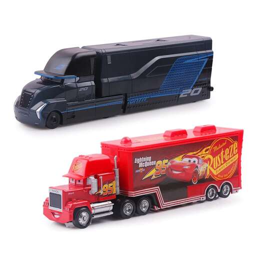 a toy truck and trailer for kids