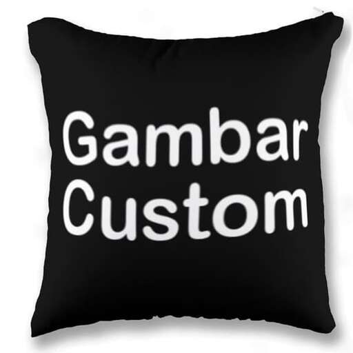 a throw pillow with the words on it.