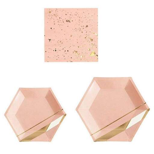 pink and gold box by me