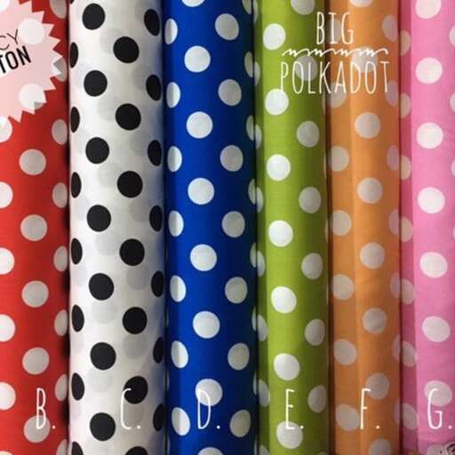 a collection of colorful polka dots.