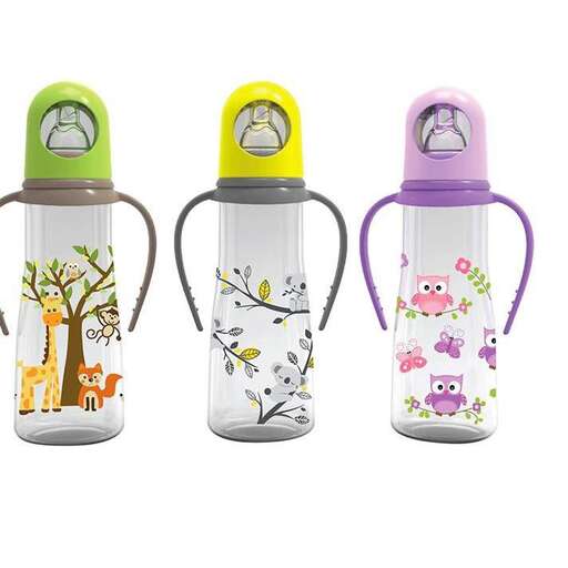 a set of three - sided water bottle with a cute design.