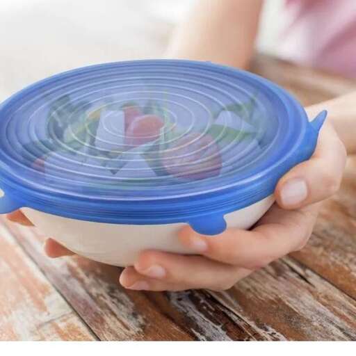 a bowl of food with a design on the inside.