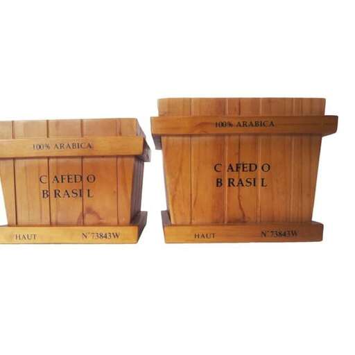 the box is made of wood