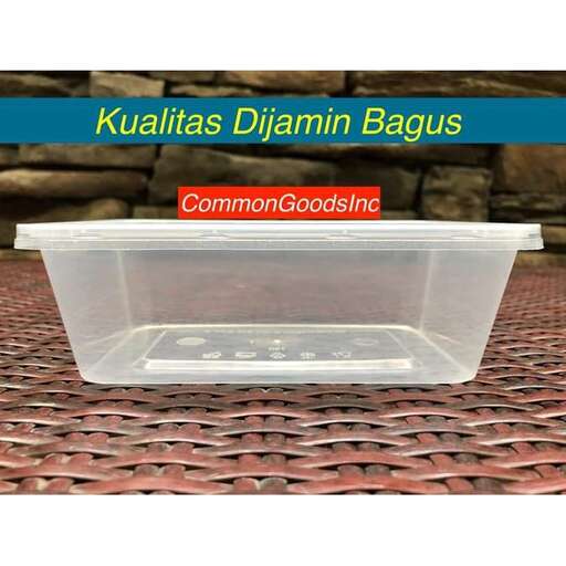 a plastic container with a lid