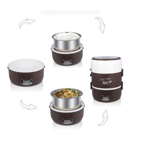 a set of three - sided cooking pots.