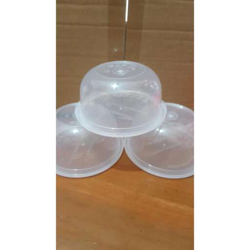 a stack of plastic cups