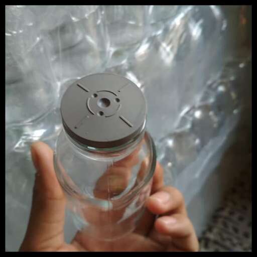 the plastic is used to hold the lid in place.