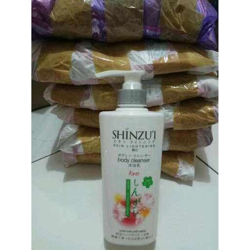 a bottle of shampoo on a table